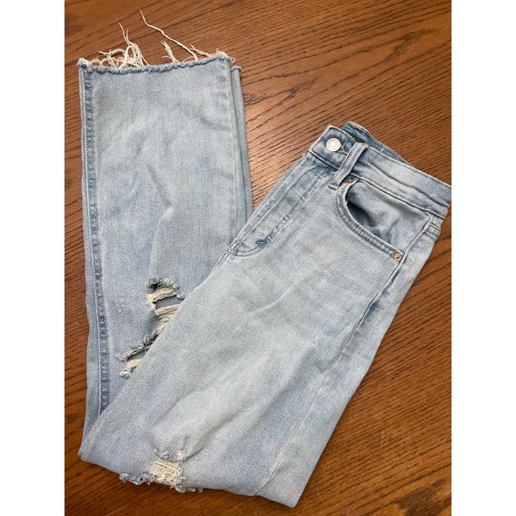 Wild Fable Highest Rise Straight Jeans Size 0 - Picture 2 of 6